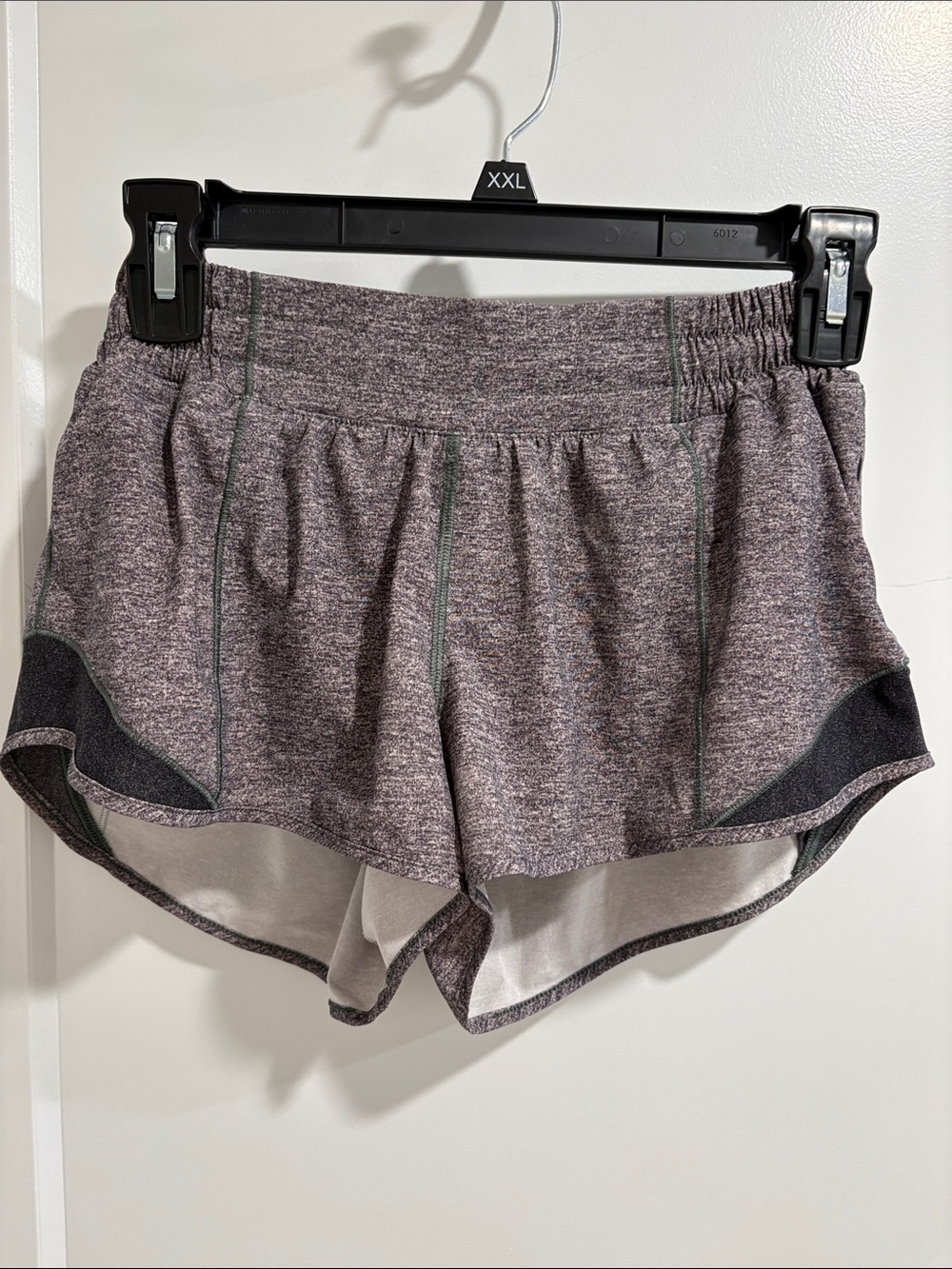 Women's Heathered Plum Active Shorts